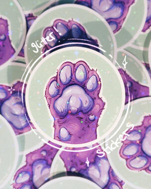Sticker: Cat Paw Sticker: Cat Paw