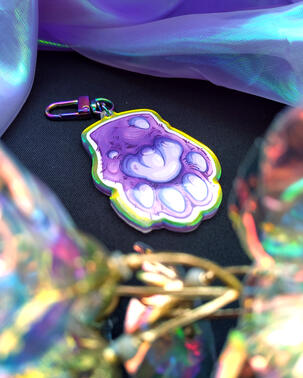 Keychain: Cat Paw